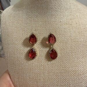 Elegant Pink Drop Earrings